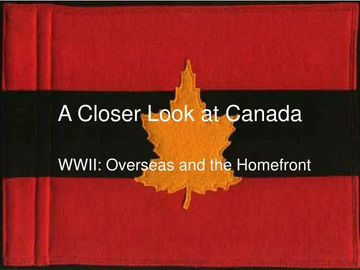 world war ii and canada world war ii and canada
