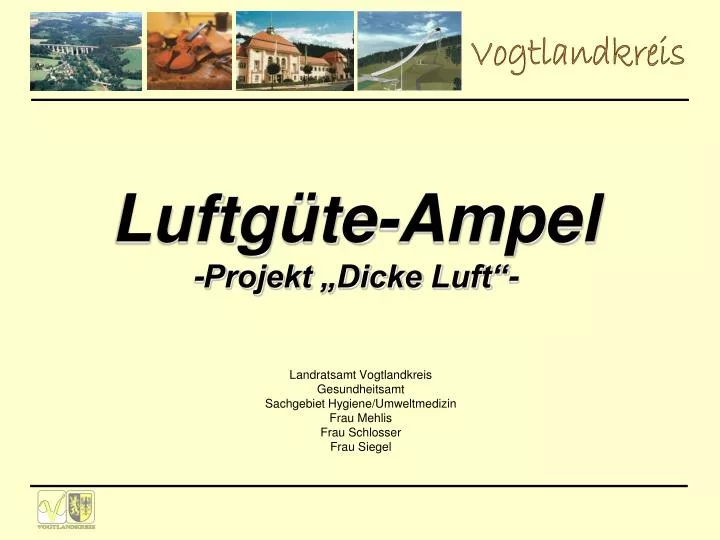 Ppt Luftgute Ampel Projekt Dicke Luft Powerpoint Presentation Id