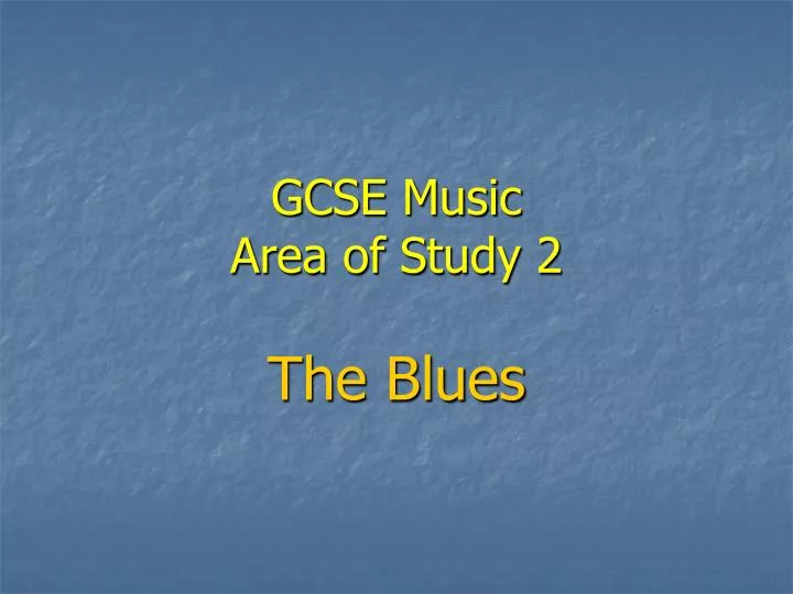 gcse music area of study 2 n.
