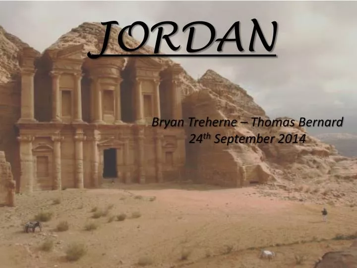 presentation about jordan country