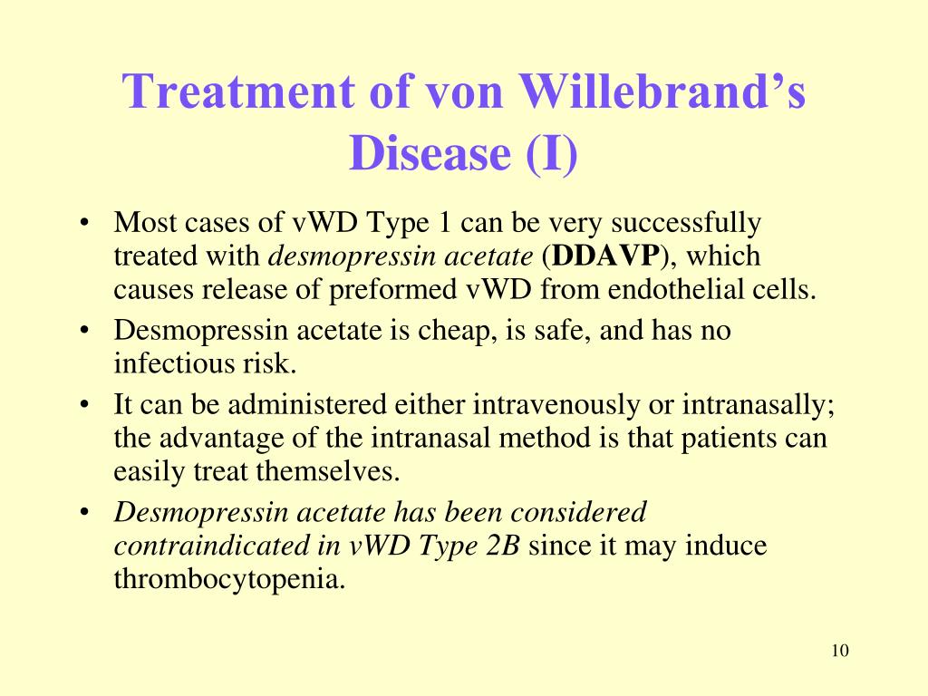 PPT - INHERITED DISORDERS OF COAGULATION von Willebrand Disease