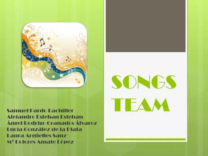 songs team n.