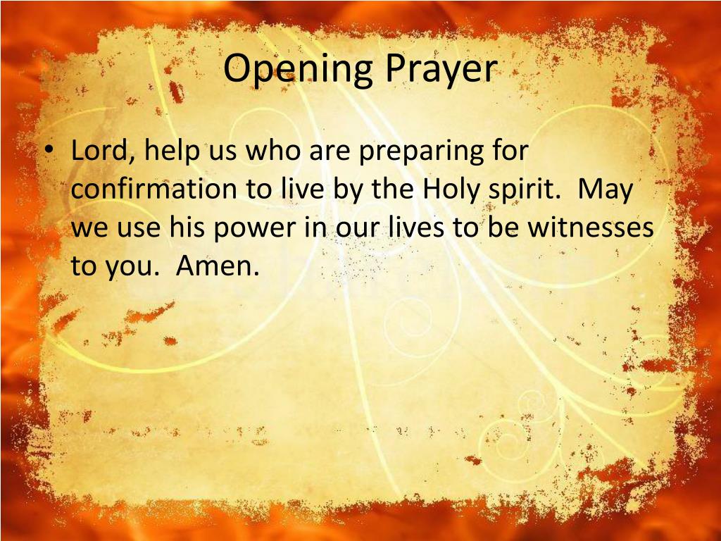 PPT Opening Prayer PowerPoint Presentation Free Download ID 5471226