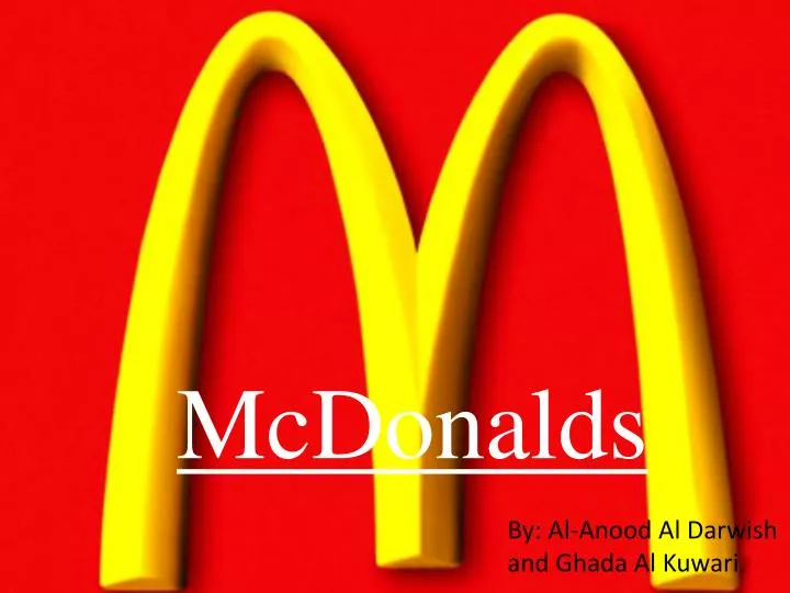 PPT - McDonalds PowerPoint Presentation, free download - ID:5472405