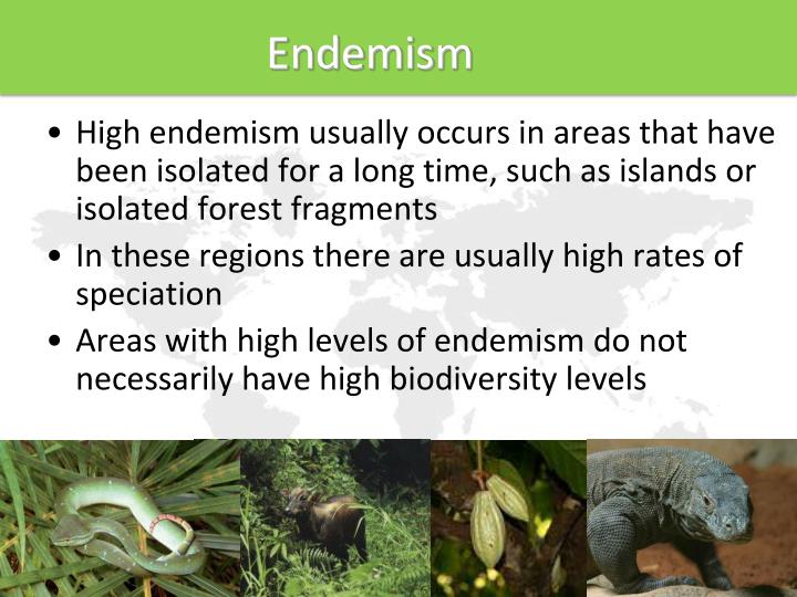 PPT WALLACE RESOURCE LIBRARY Lecture 06 Endemism and Biodiversity