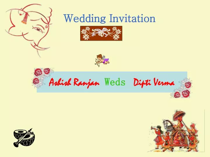wedding invitation n.