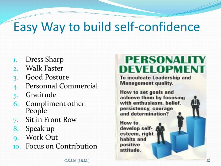 the easiest way to build self confidence the easiest way to build self confidence