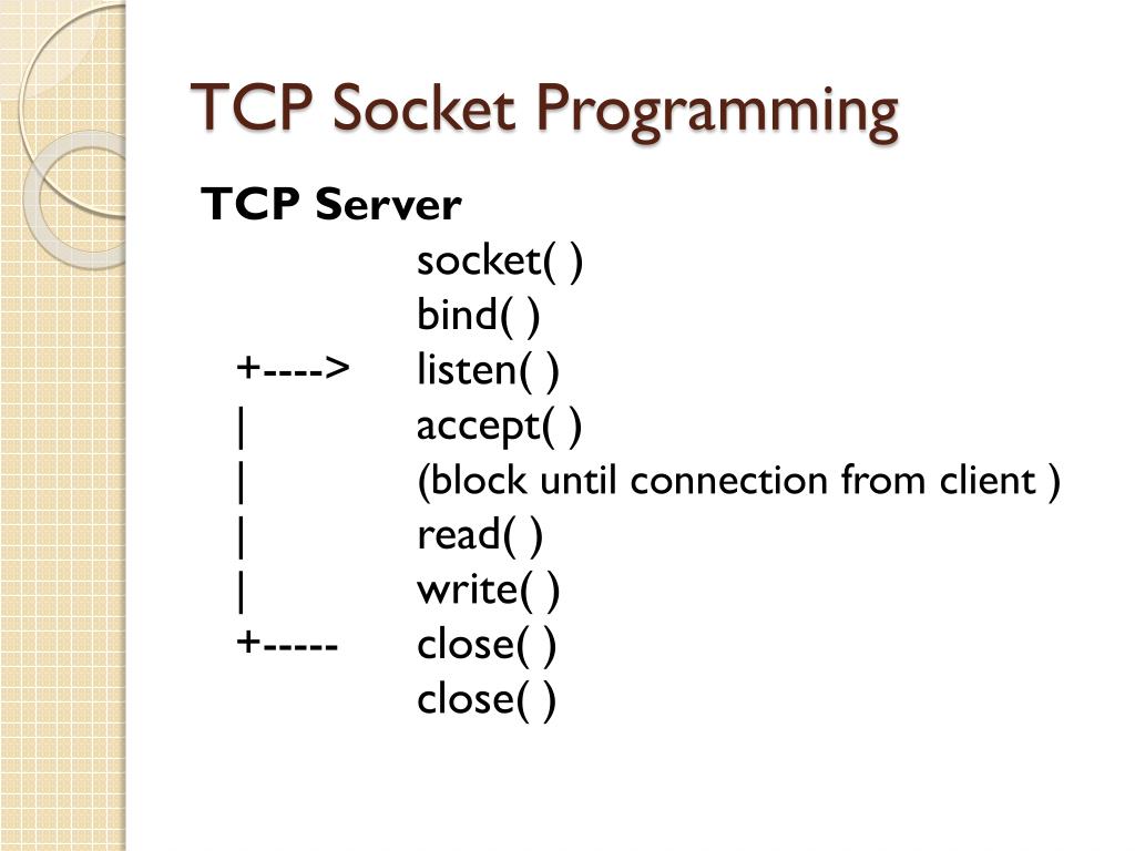 TCP сокет. TCP Socket. Connect listen bind. Написать close
