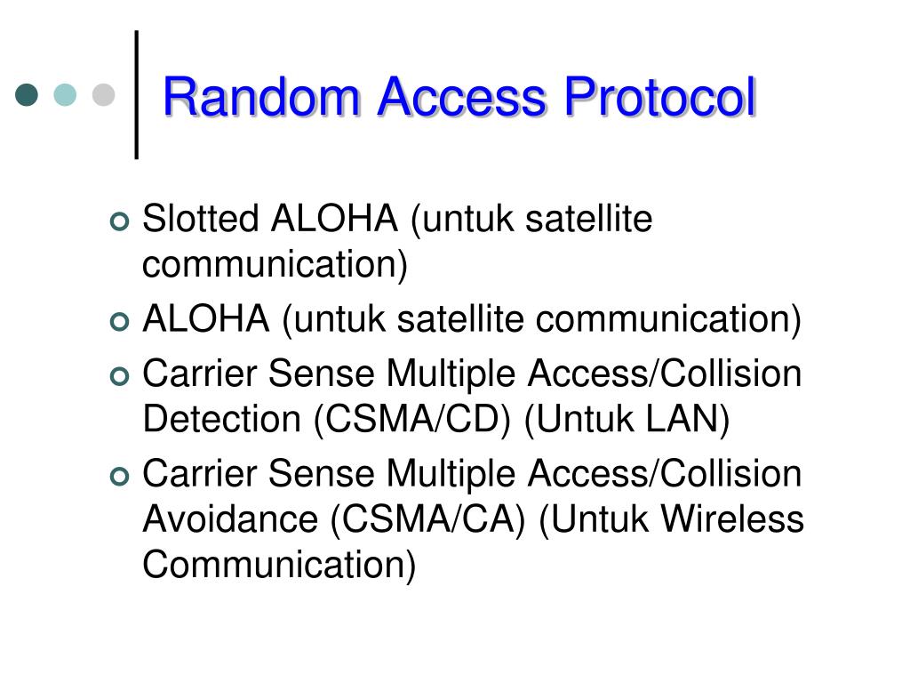 Access protocol. Протокол CSMA/CD. Carrier sense multiple access with collision avoidance, CSMA/CA. Aloha Slot.