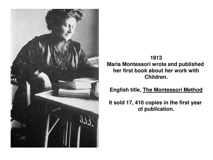 the life of maria montessori