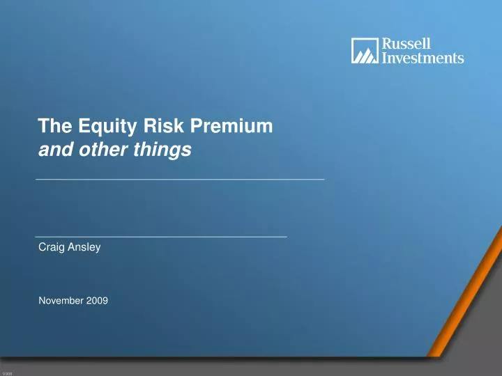 ppt-the-equity-risk-premium-and-other-things-powerpoint-presentation