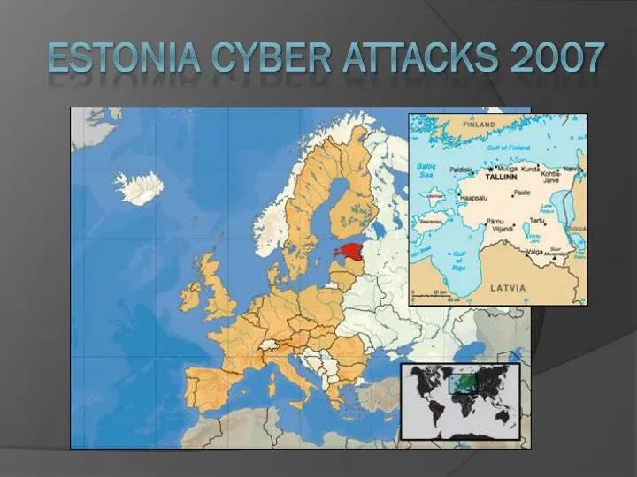 PPT Estonia cyber attacks 2007 PowerPoint Presentation