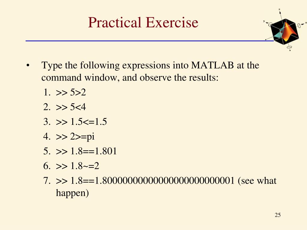 does not equal sign matlab