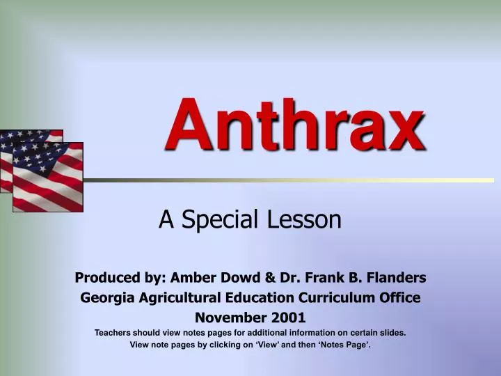 anthrax n.