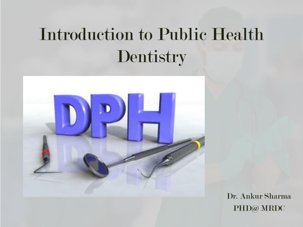 phd dental public health canada