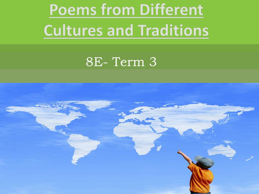 poems from different cultures
