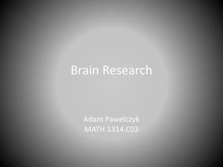 brain research n.