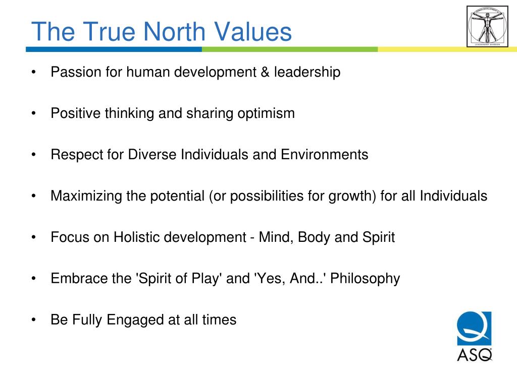 True North Values PPT - Human Development & Leadership Division Member Celebration ...