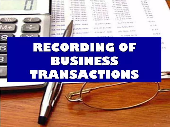 business transaction business transaction