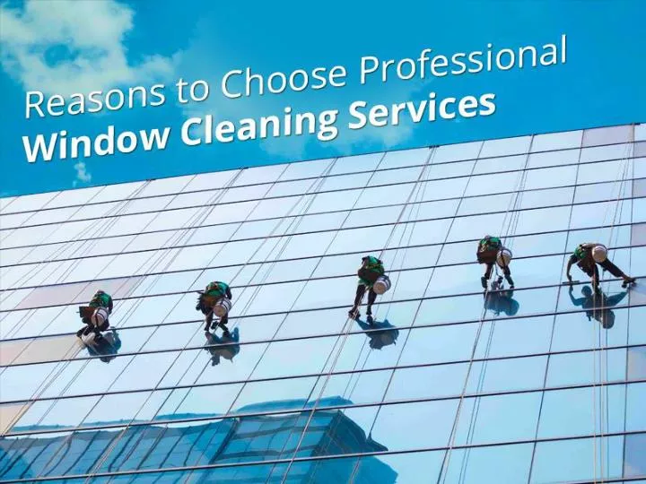 reasons to choose professional window cleaning services n.