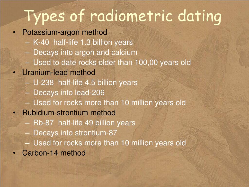er Carbon dating radiometrisk dating