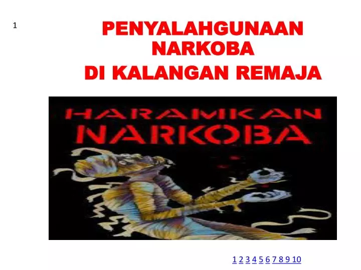 Ppt Penyalahgunaan Narkoba Di Kalangan Remaja Powerpoint