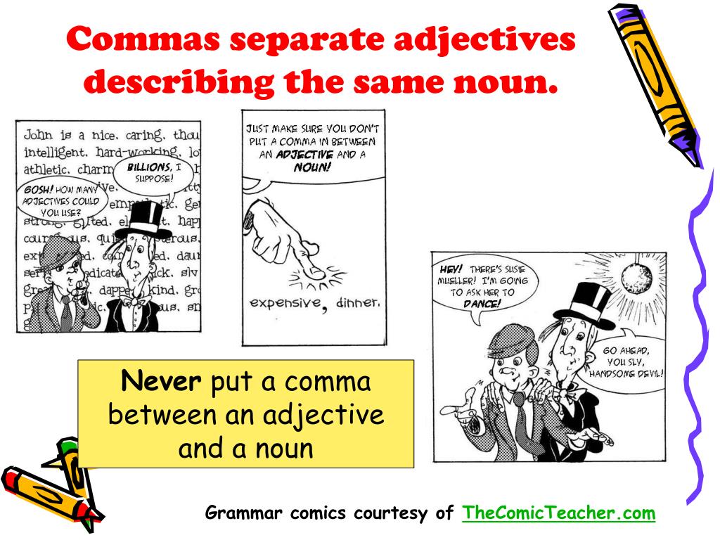 answers-to-the-previous-worksheet-commas-list-of-adjectives-adjectives-sentences