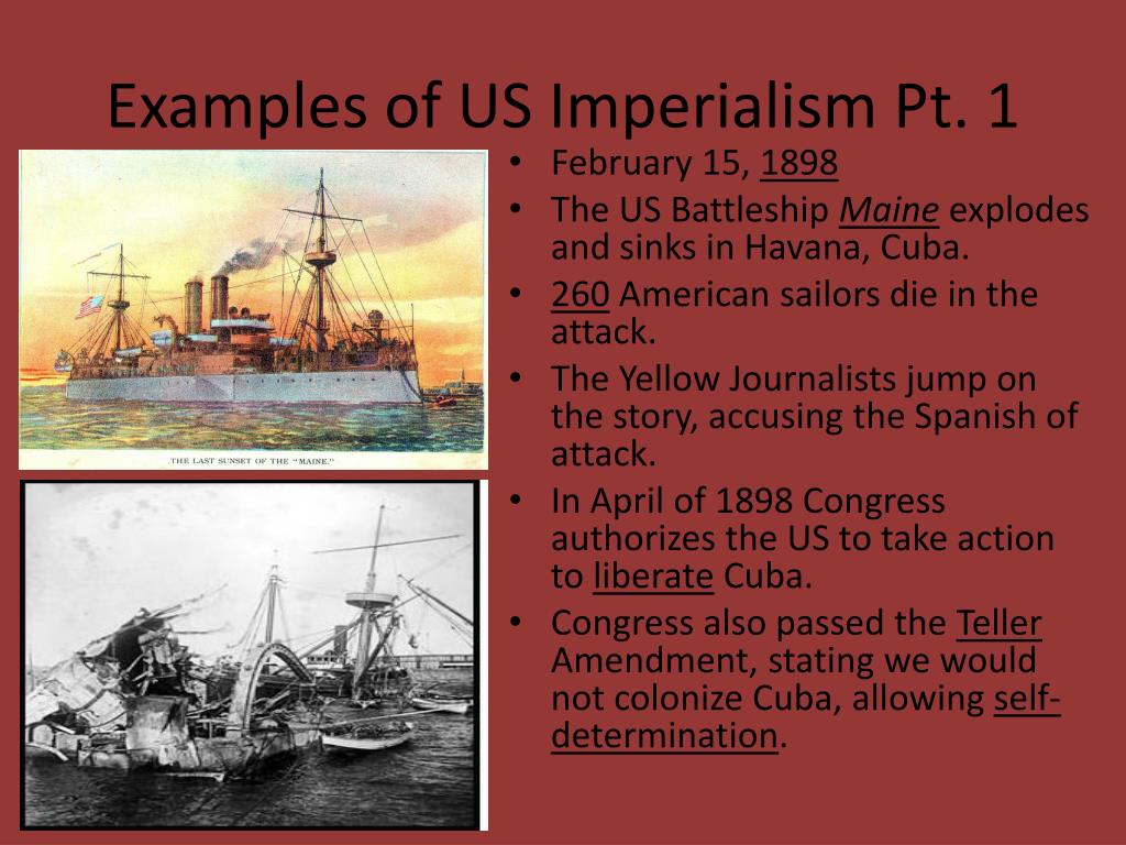 Examples of us imperialism