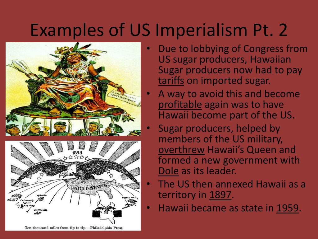 examples of us imperialism