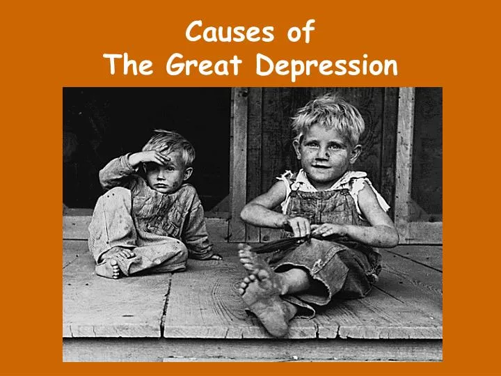 guided essay what caused the great depression