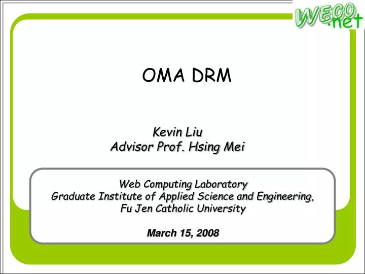 drm presentation Overview of my presentation: digital rights management is used by companies such as sony , amazon , apple inc , microsoft . drm presentation Overview of my presentation: digital rights management is used by companies such as sony , amazon , apple inc , microsoft .