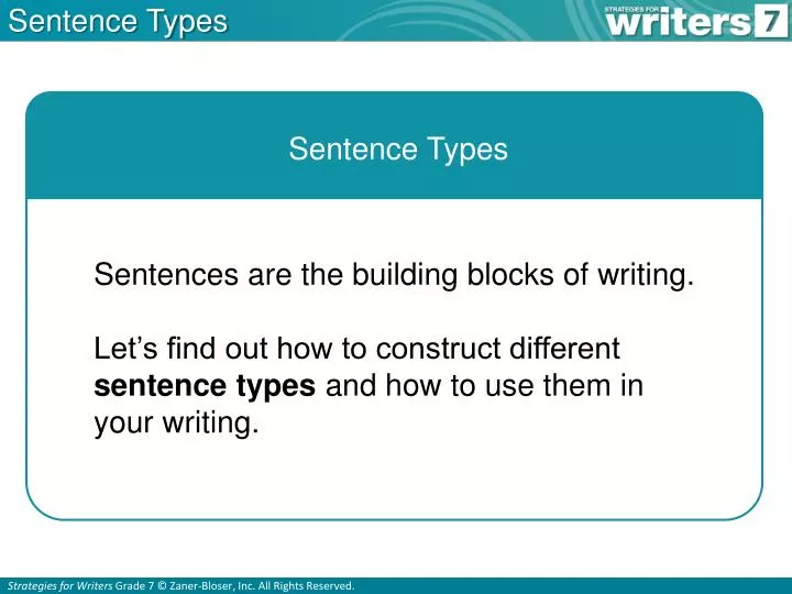 types of writing powerpoint types of writing powerpoint
