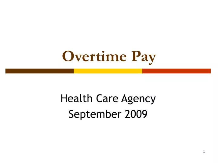 PPT Overtime Pay PowerPoint Presentation Free Download ID 5488480