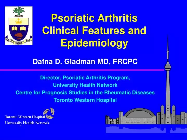 PPT - Psoriatic Arthritis Clinical Features and Epidemiology PowerPoint ...