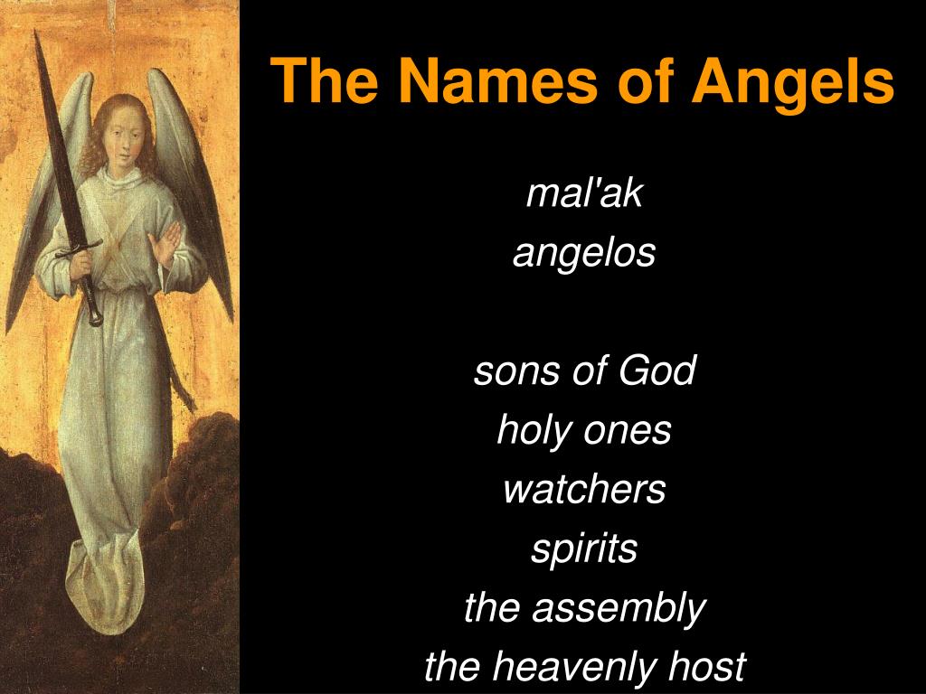 names of angels and their assignment