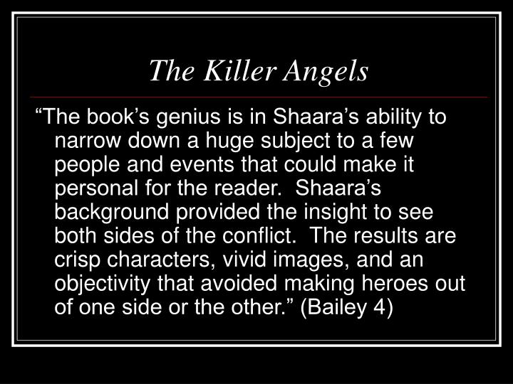 the killer angels characters