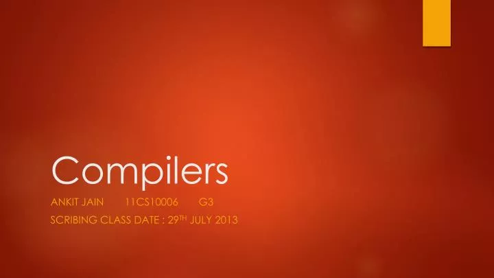 Ppt Compilers Powerpoint Presentation Free Download Id 5491328 Ppt Compilers Powerpoint Presentation Free Download Id 5491328