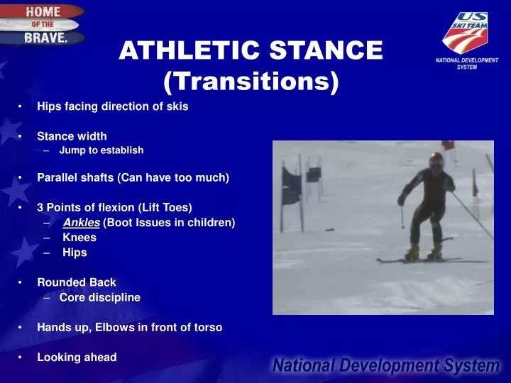 athletic stance transitions n.