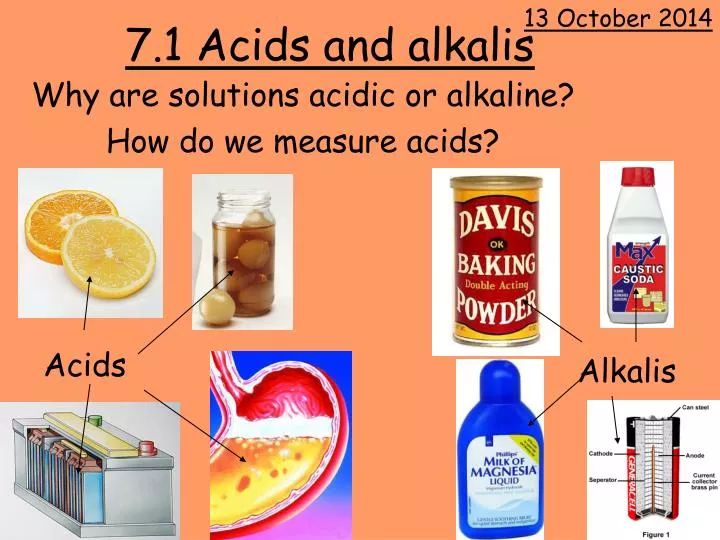 PPT - 7.1 Acids and alkalis PowerPoint Presentation, free download - ID ...