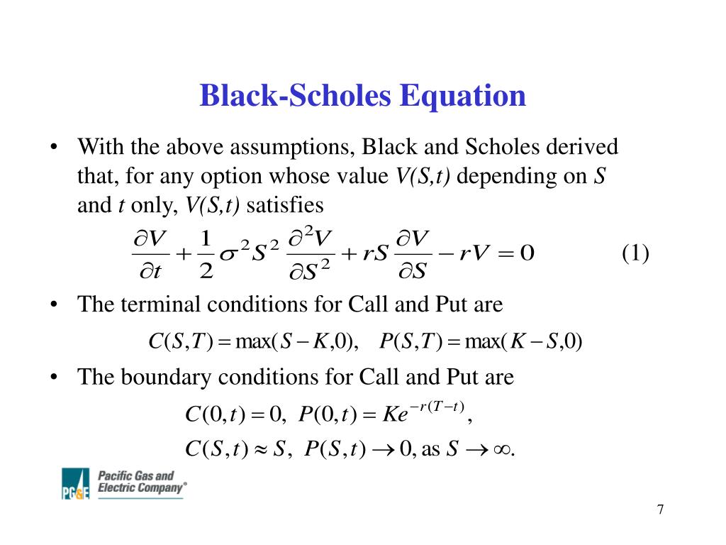 Black Scholes Equation Derive - Tessshebaylo