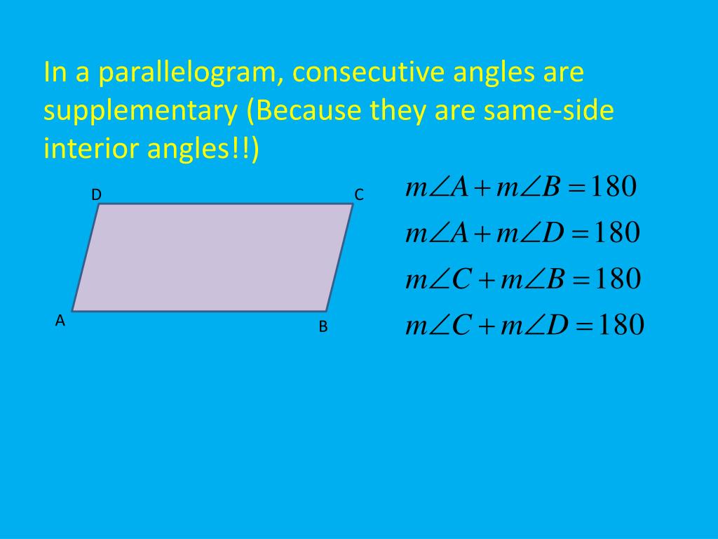 Ppt 62 Properties Of Parallelograms Powerpoint Presentation Free