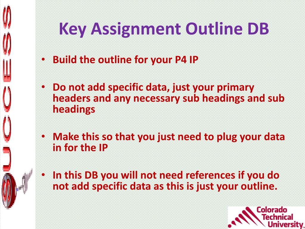 key assignment template