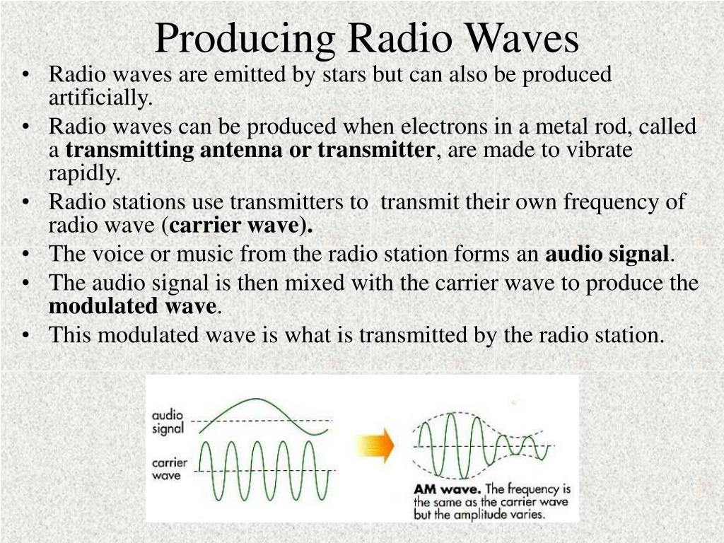 PPT - Modulation of Waves (FM Radio, AM Radio and Television