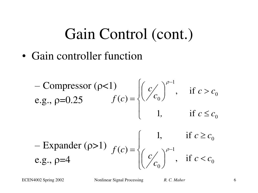 Gain control. Что значит gain Control.