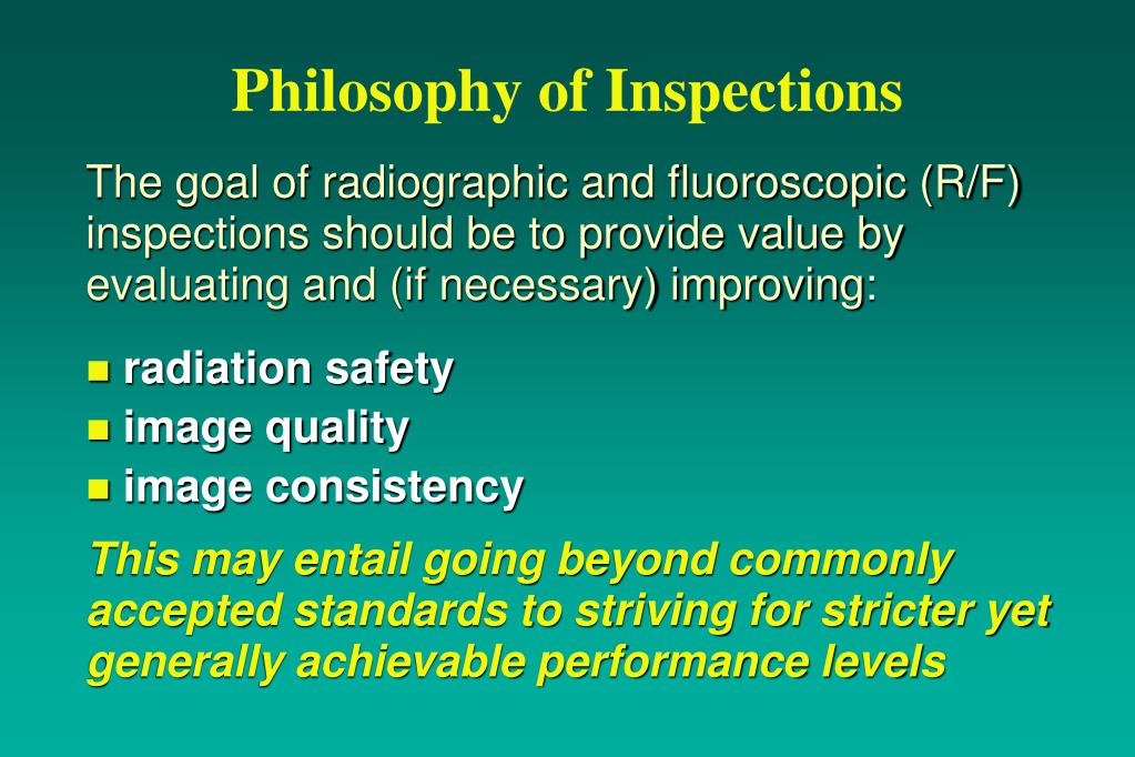 PPT - Radiographic Inspections PowerPoint Presentation ...