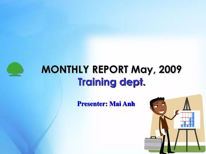 Monthly Report Template Ppt