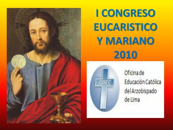i congreso eucaristico y mariano 2010 n.