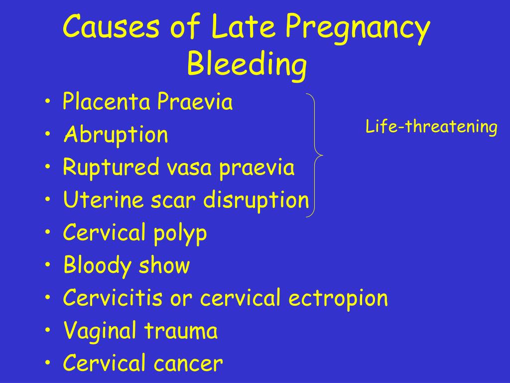 Ppt Vaginal Bleeding In Late Pregnancy Powerpoint Presentation Free