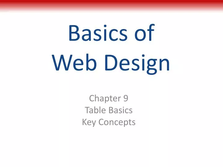 basics of web design n.