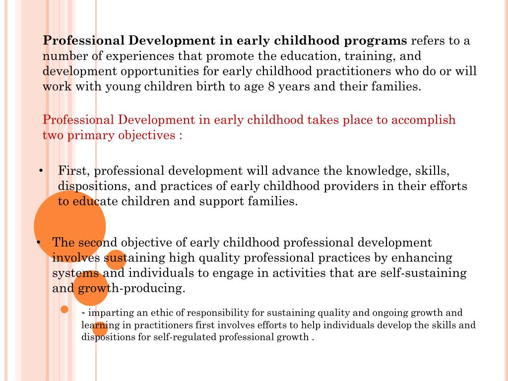 PPT Professionalism In Early Childhood Education PowerPoint Presentation ID5501972